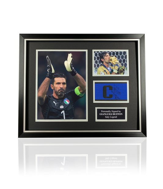 Gianluigi Buffon signed Italy Juventus captains armband