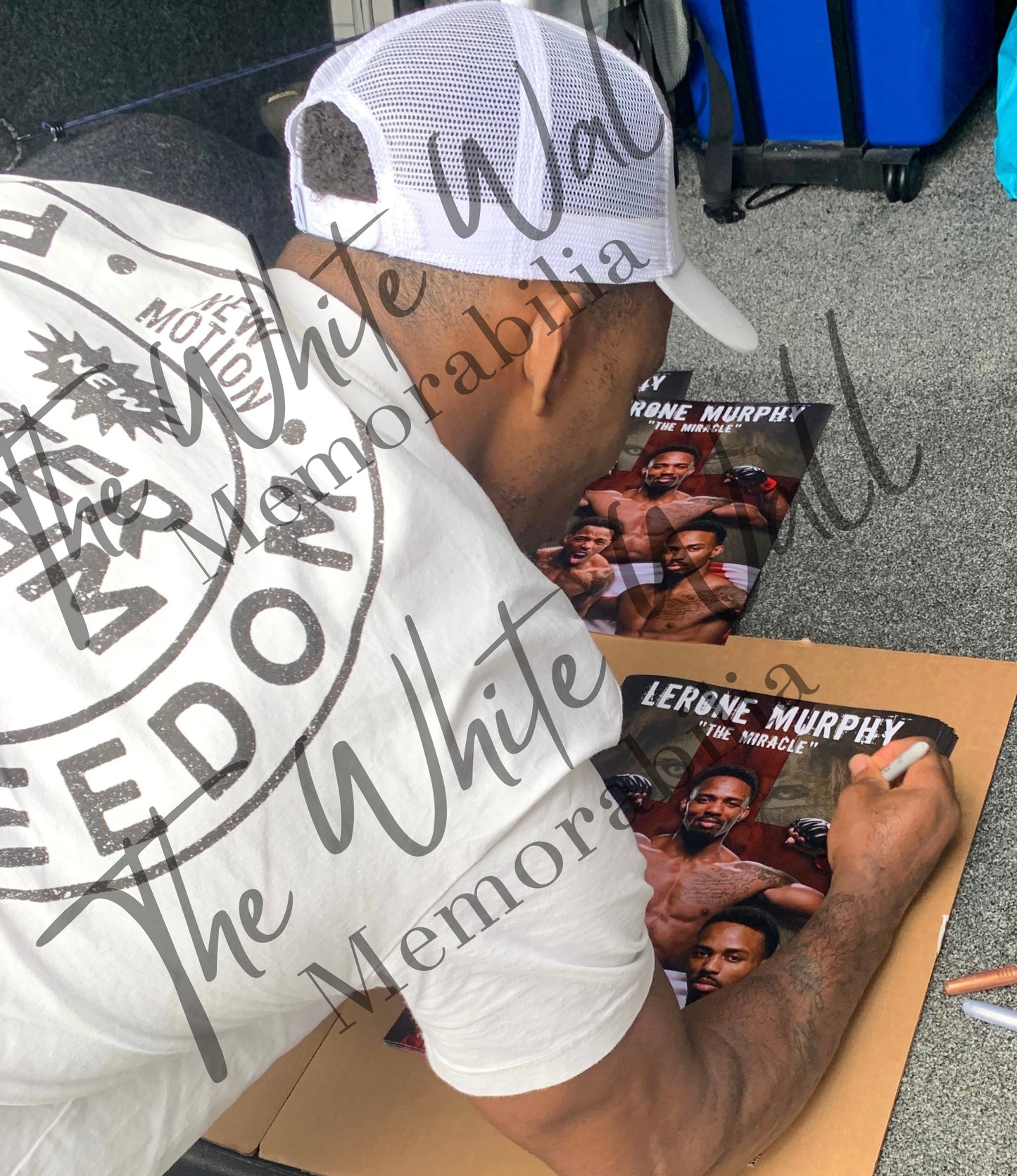 Lerone Murphy UFC signed framed montage poster