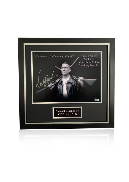 Lock stock and two smoking barrels film memorabilia movie poster by Vinnie Jones