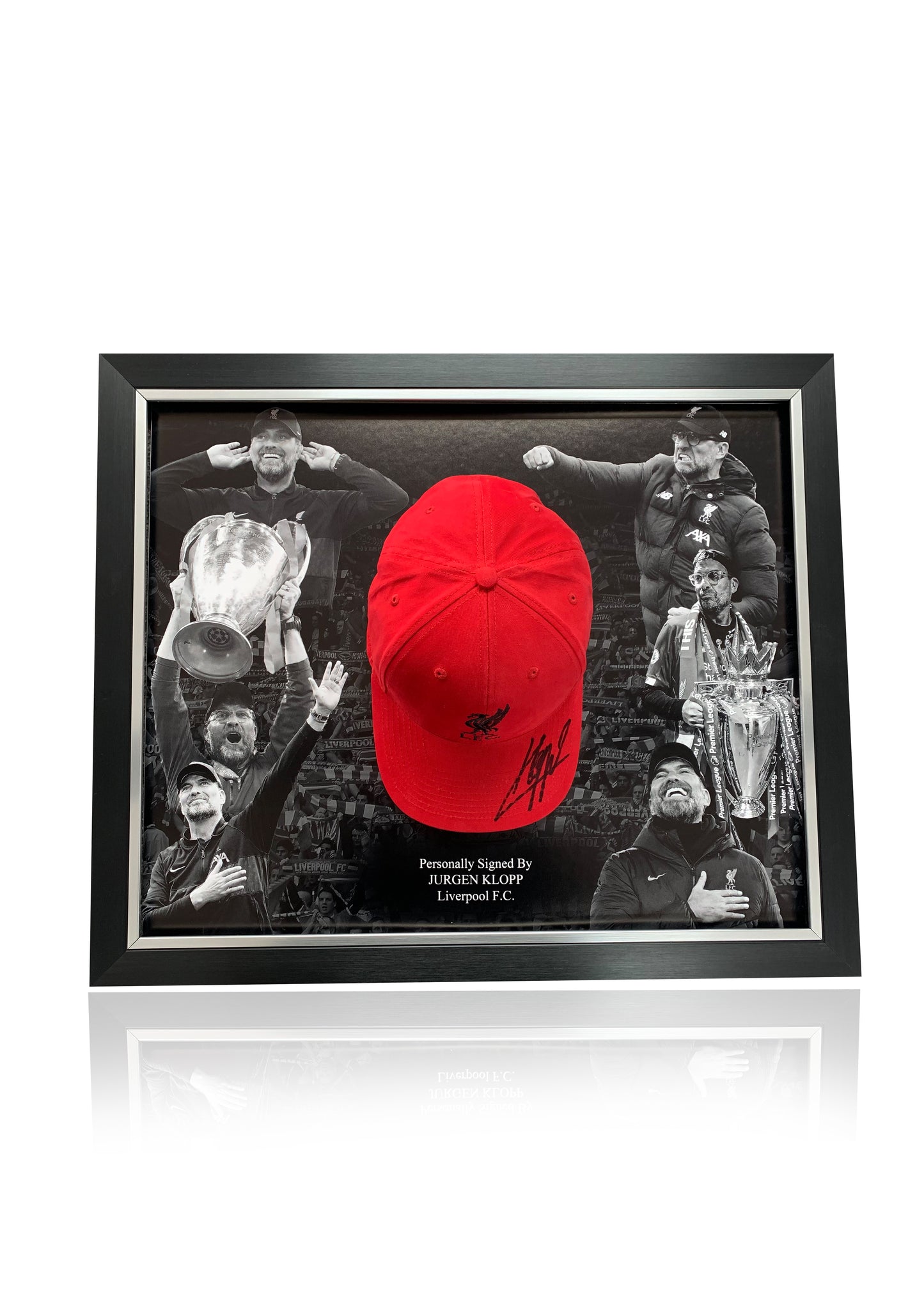 Klopp signed framed liverpool cap