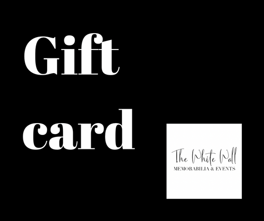 The White Wall Memorabilia gift card