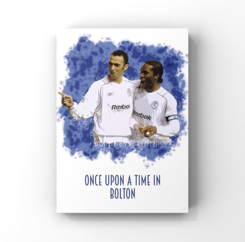 Youri Djorkaef & Jay Jay Okocha BWFC print