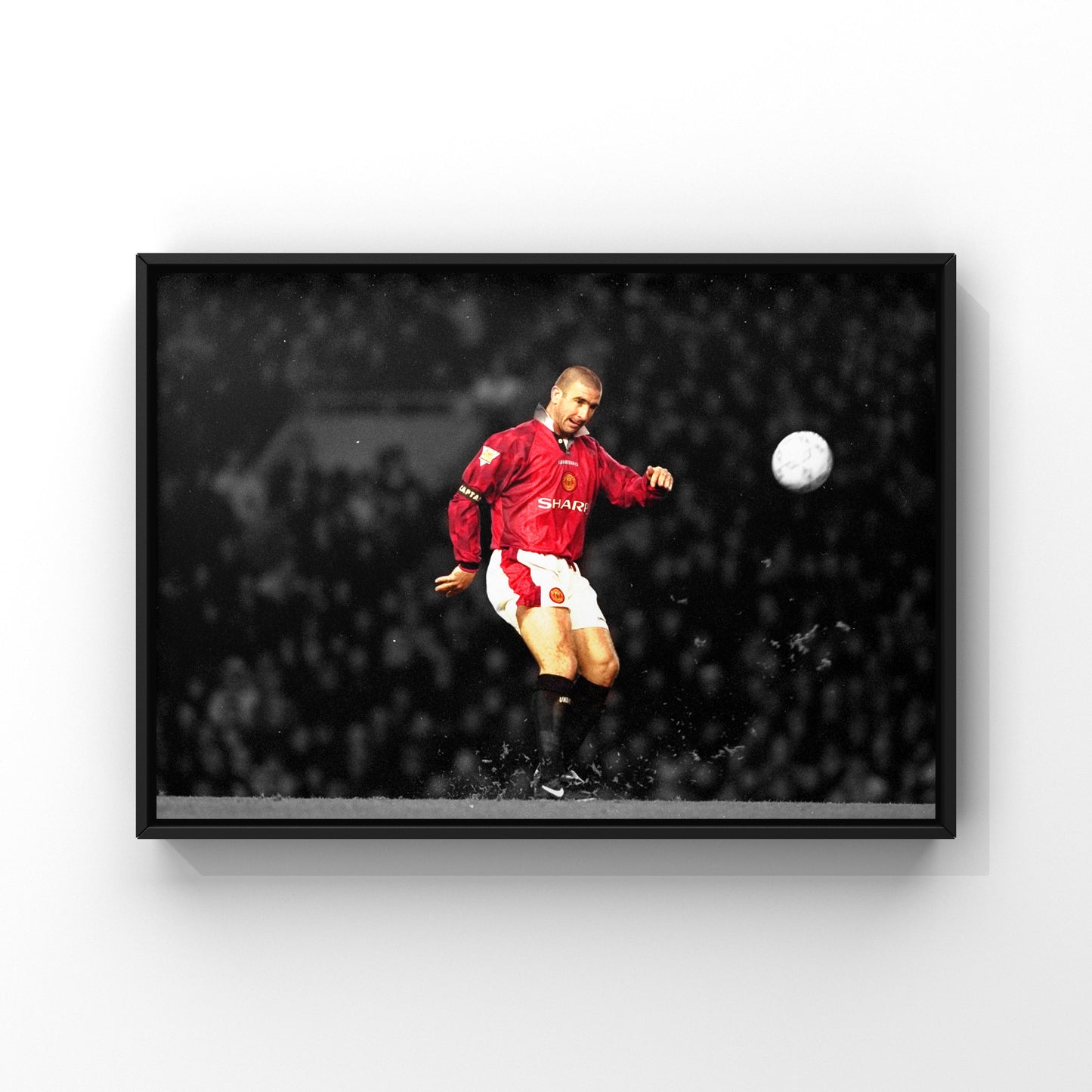 Eric Cantona Manchester United unsigned poster