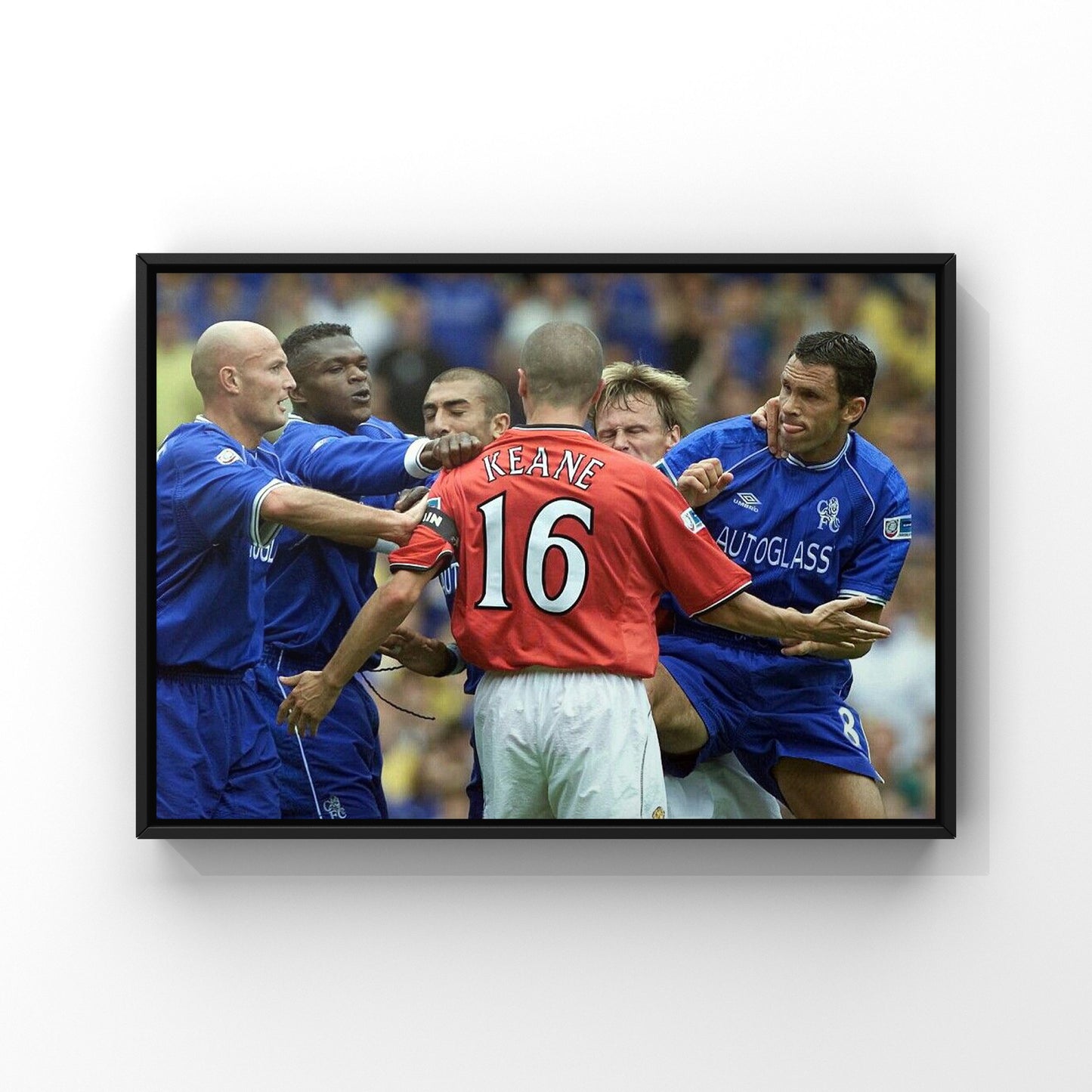Roy Keane vs Chelsea unsigned poster