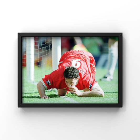 Robbie Fowler unsigned poster