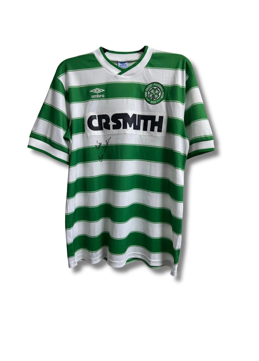 Brian McClair Celtic signed football shirt