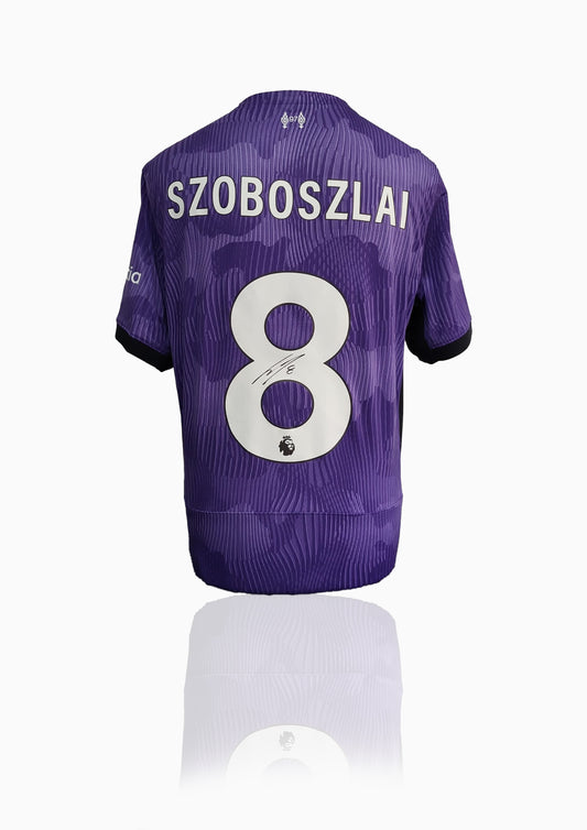Dominik Szoboszlai Liverpool FC signed third kit shirt