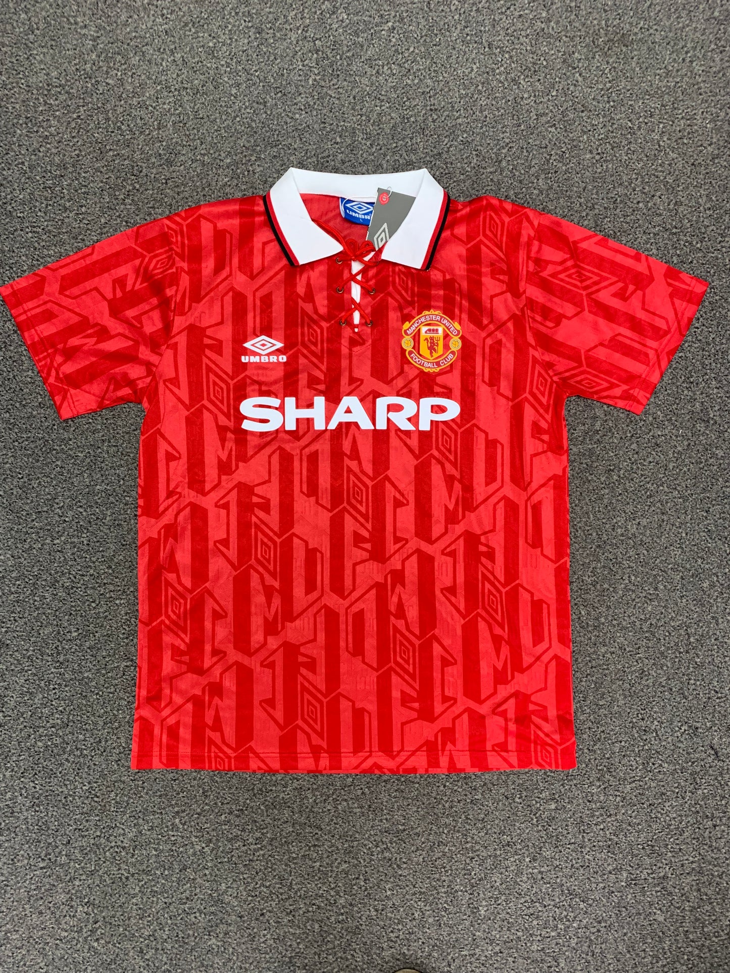 Bryan Robson hand signed 92/94  Manchester United shirt