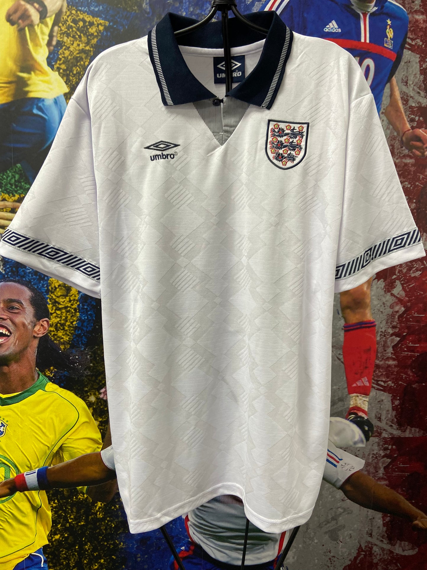 Paul Gazza Gascoigne Italia 90 signed England shirt