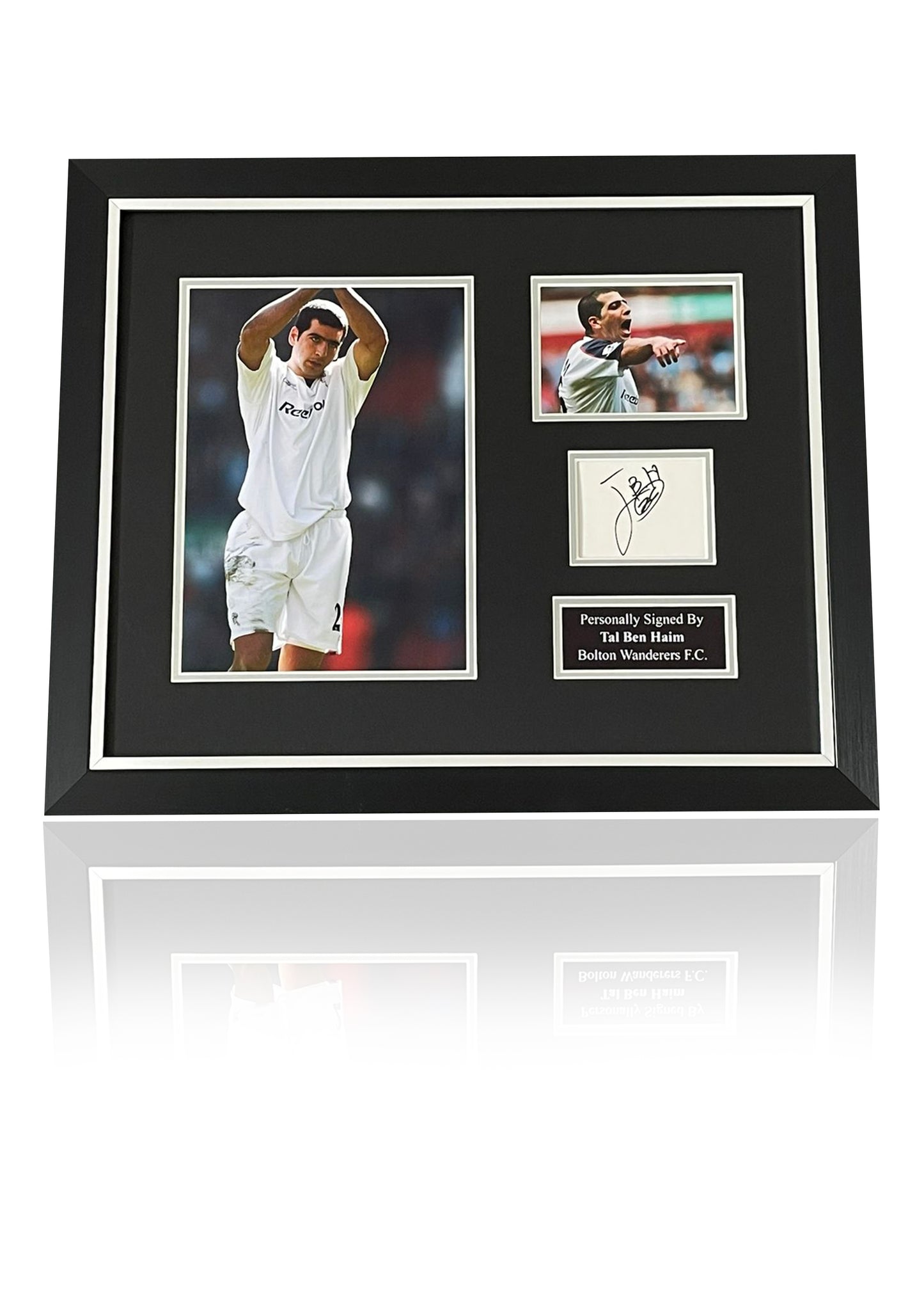 Tal Ben Haim Bolton Wanderers signed framed photo card montage