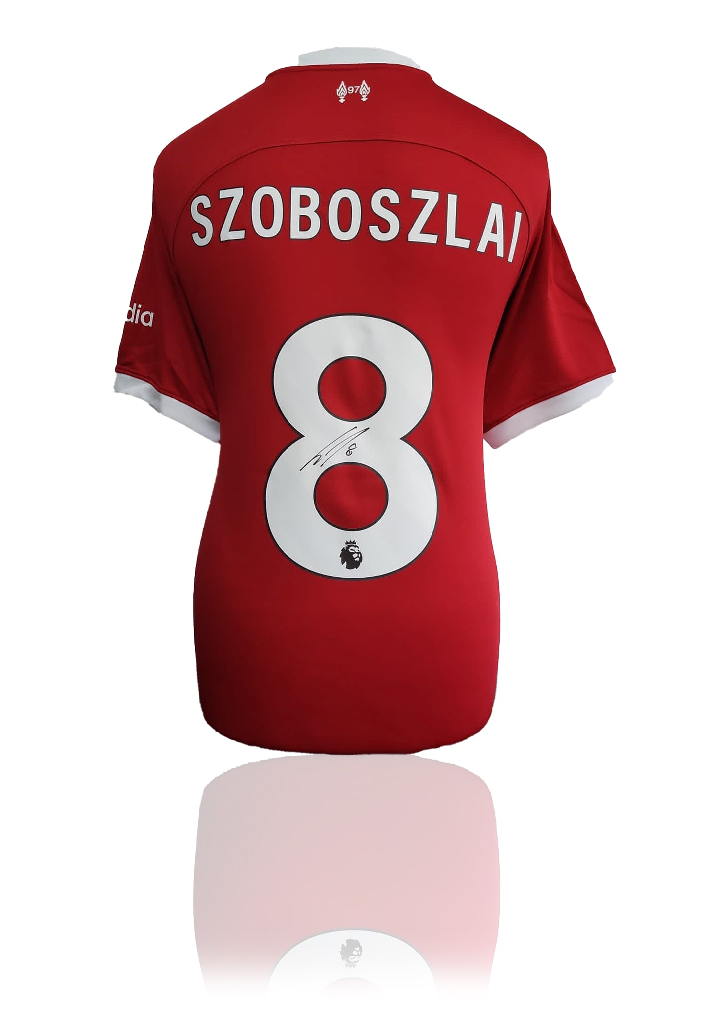 Dominik Szoboszlai Liverpool FC signed home kit shirt