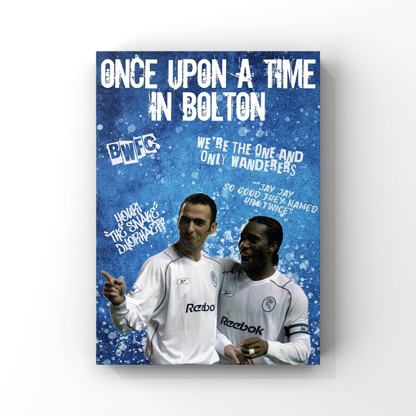 Youri Djorkaef & Jay Jay Okocha BWFC print