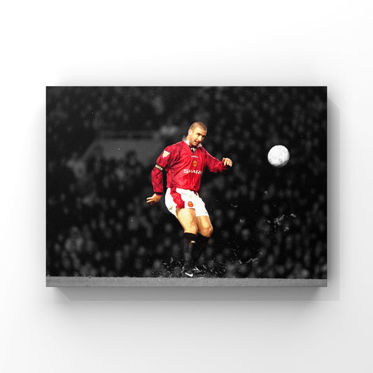 Eric Cantona Manchester United unsigned poster