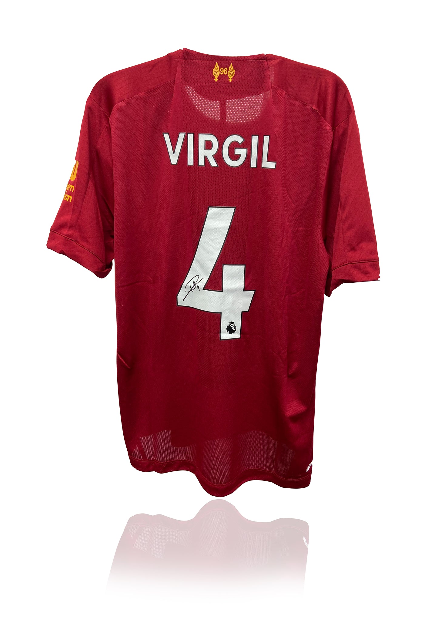 Virgil Van Dijk signed 2019-20 Liverpool Shirt