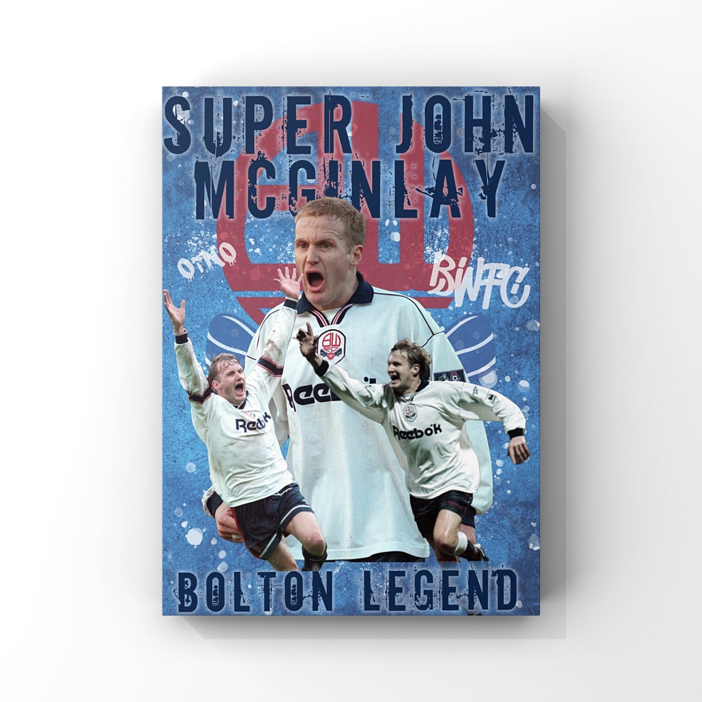 Super John McGinlay Bolton Wanderers print