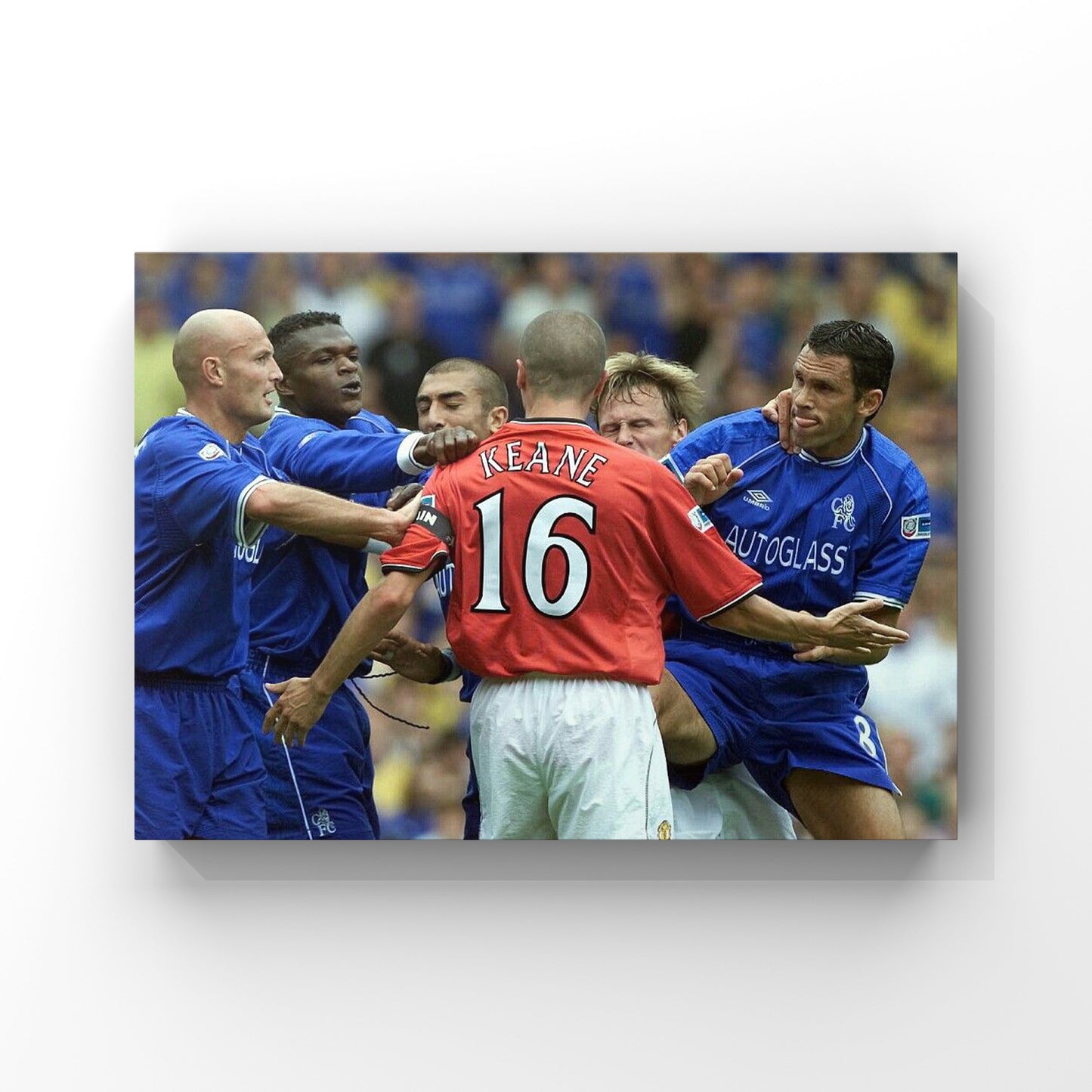 Roy Keane vs Chelsea unsigned poster