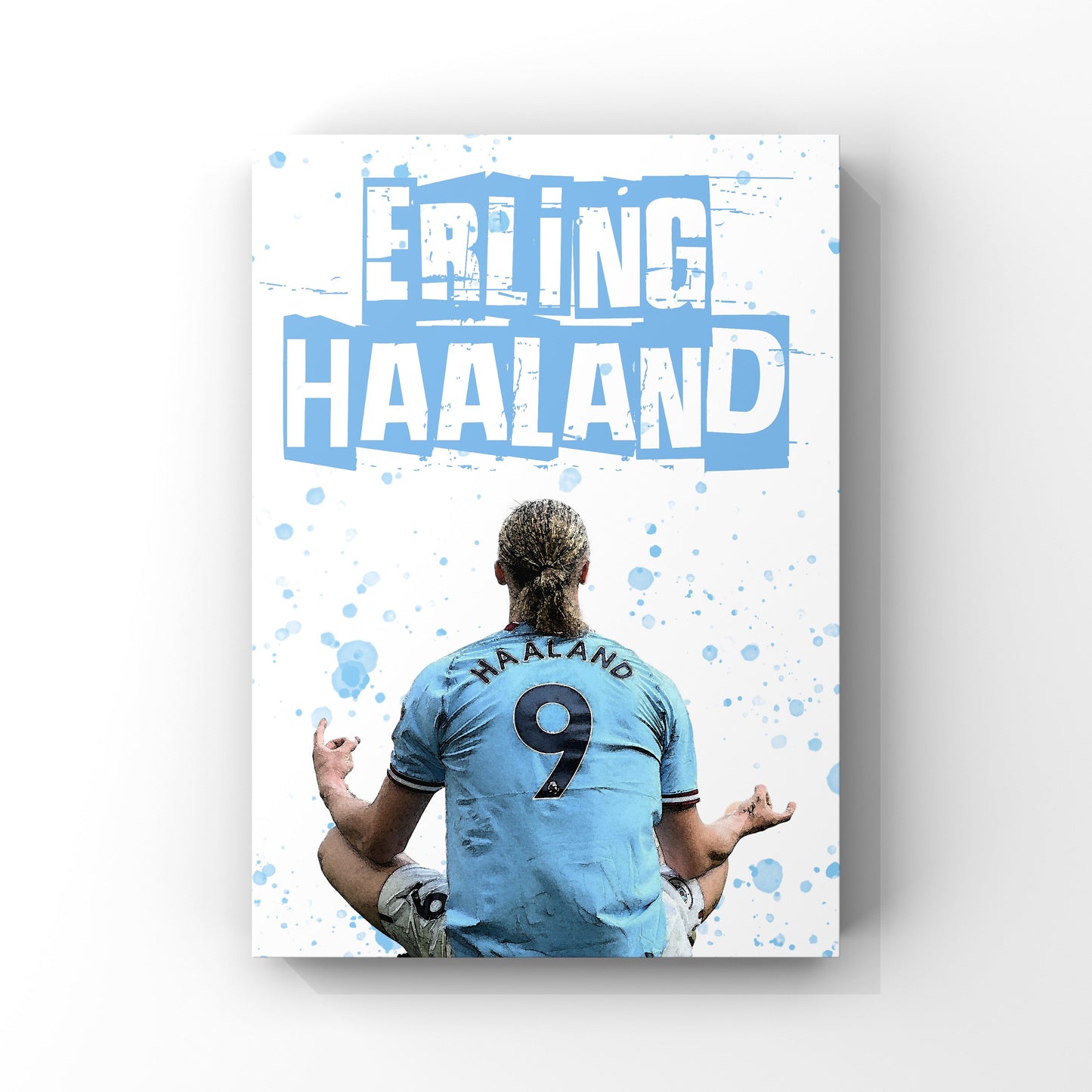 Erling Haaland Manchester City celebration print