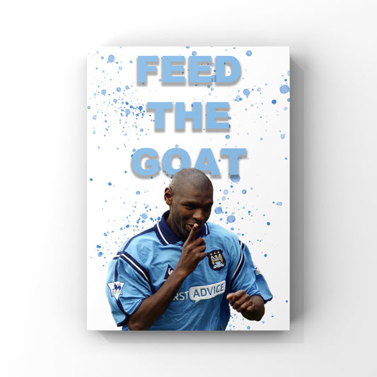 Shaun Goater Feed the goat print