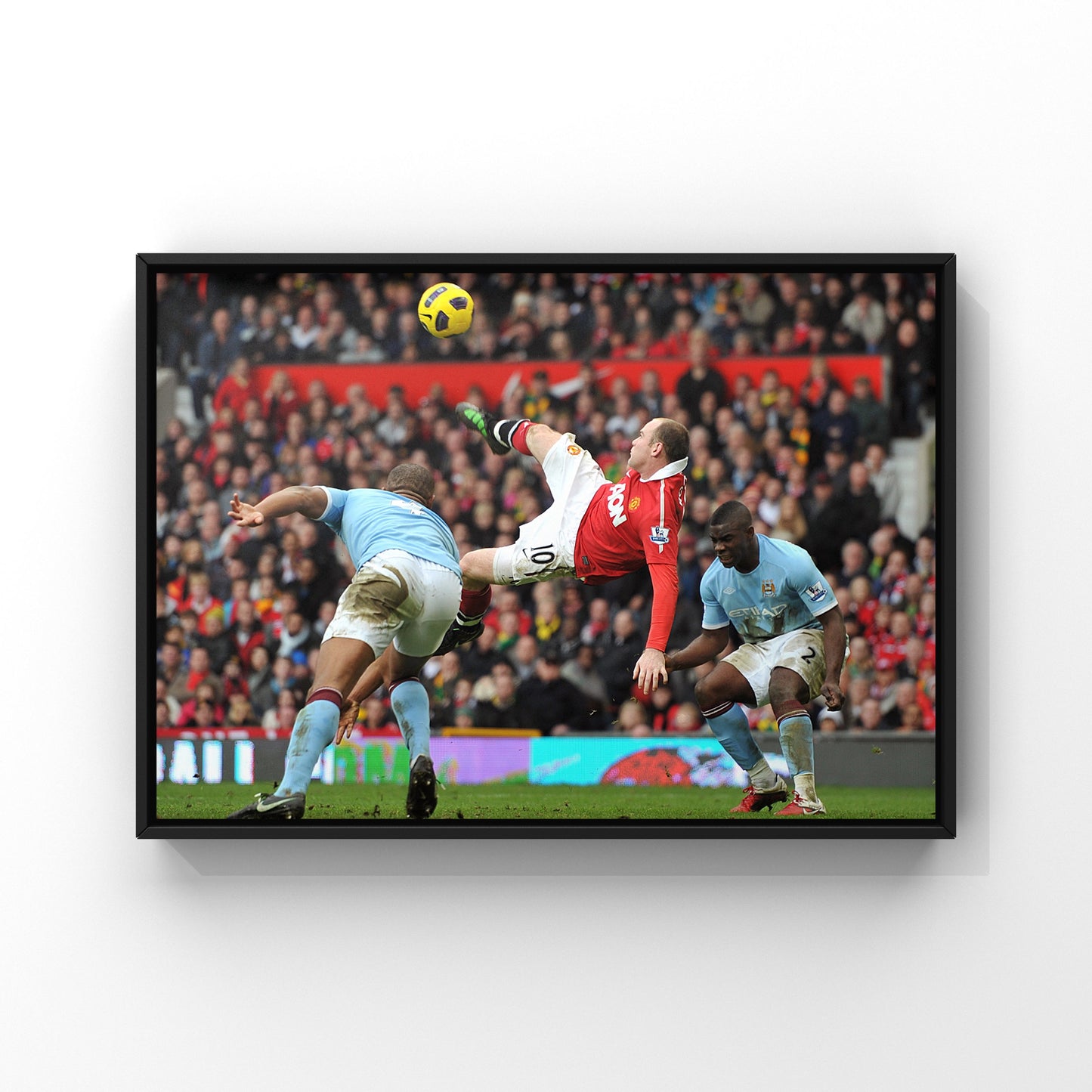 Wayne Rooney overhead kick unsigned poster