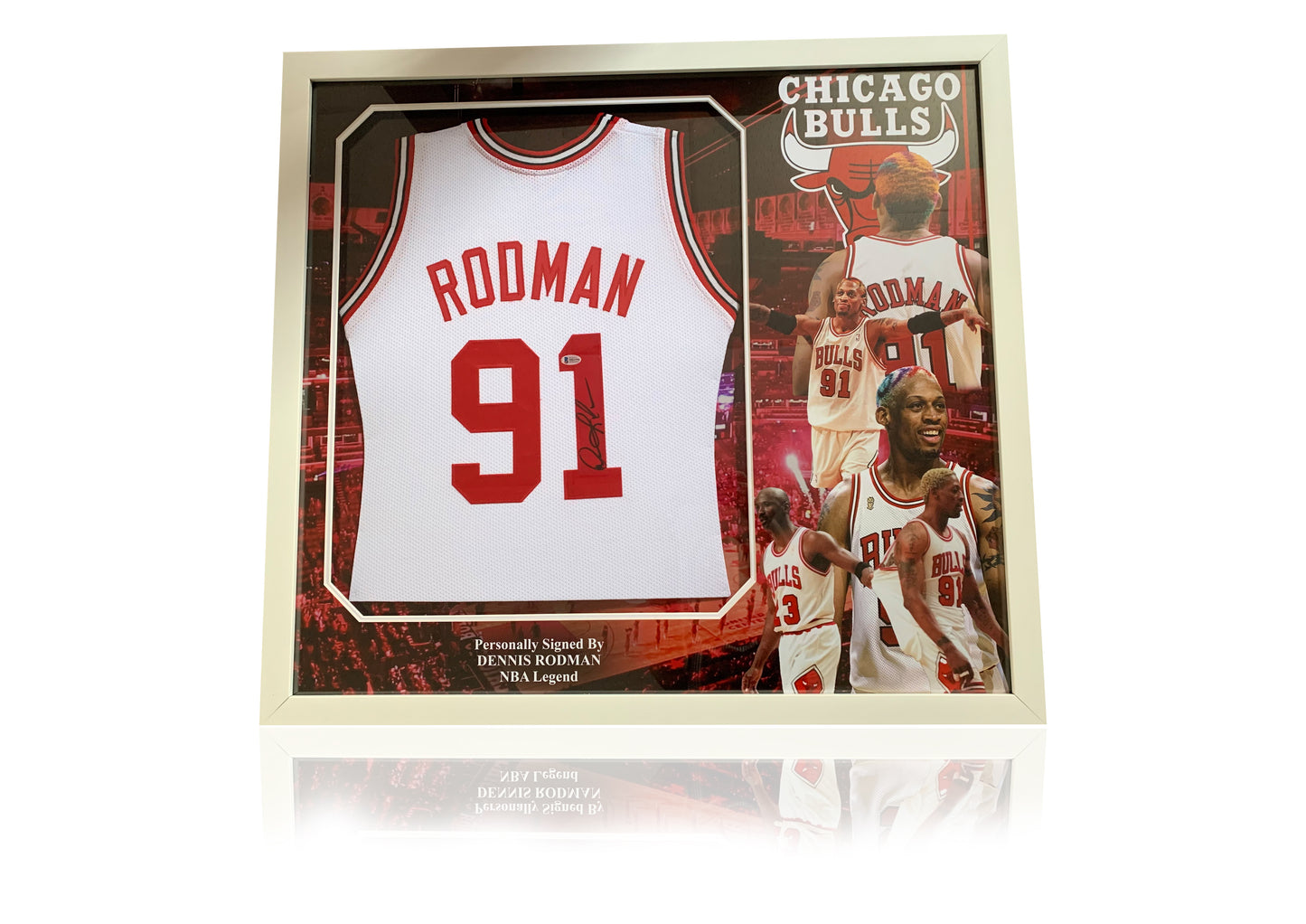 Dennis Rodman Signed Chicago Bulls jersey Shirt