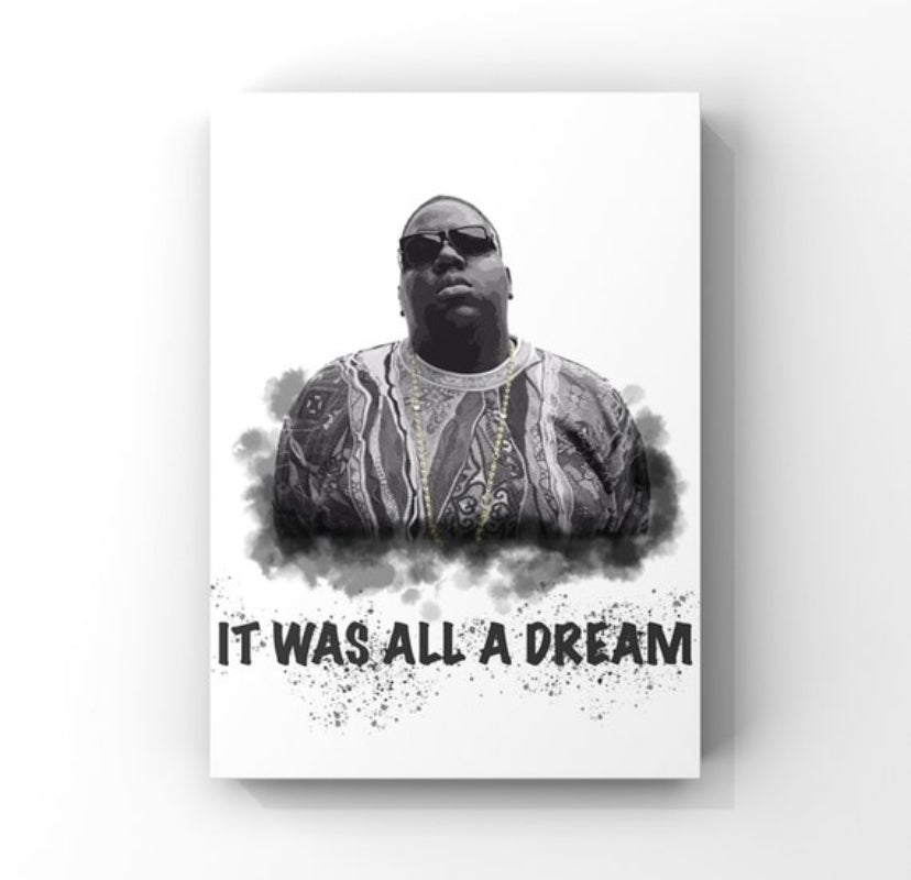 Biggie Hip Hop legend print