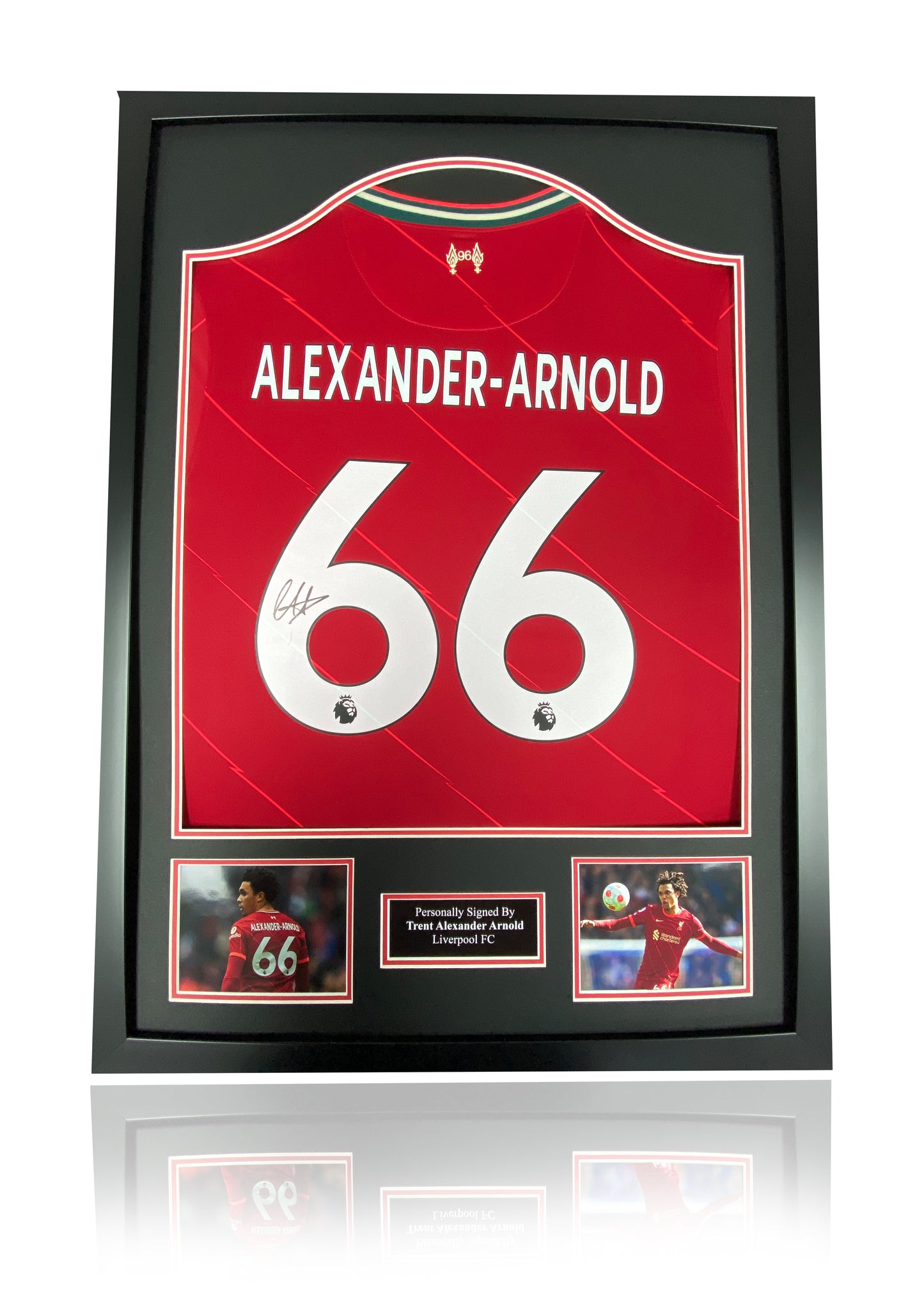 Trent Alexander Arnold framed signed Liverpool shirt