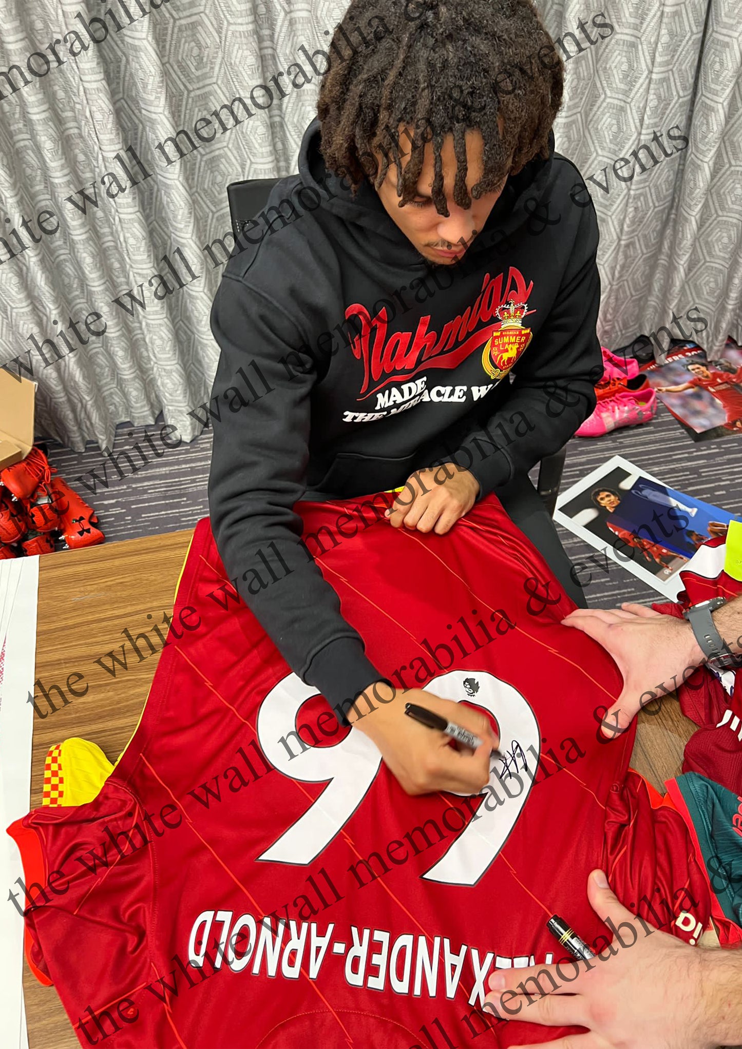 Trent Alexander Arnold framed signed Liverpool shirt